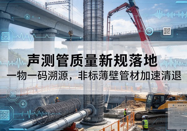 阳城声测管质量新规落地，一物一码溯源，非标薄壁管材加速清退